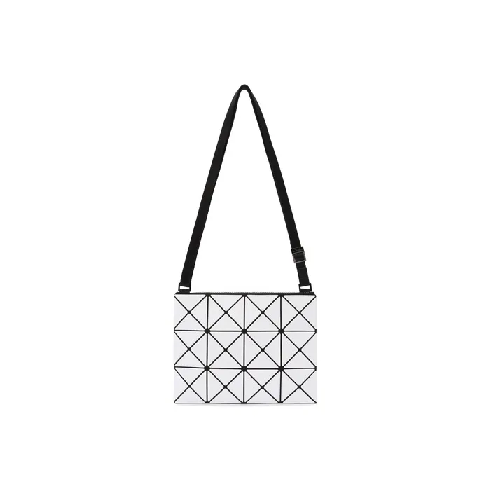 ISSEY MIYAKE PVC Shoulder Bag Crossbody Bag Small Size Unisex White-0