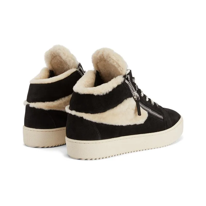 Giuseppe Zanotti Kriss Ice Shearling embellished Sneakers Women's-3