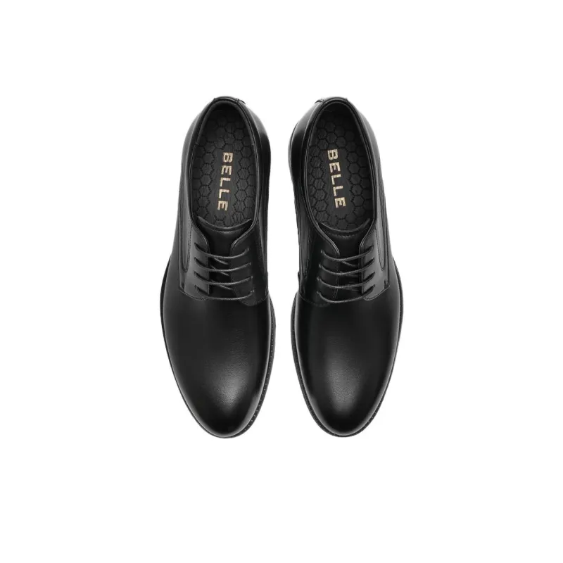 BELLE Dress Shoes Men Low Top Black/Brown-19