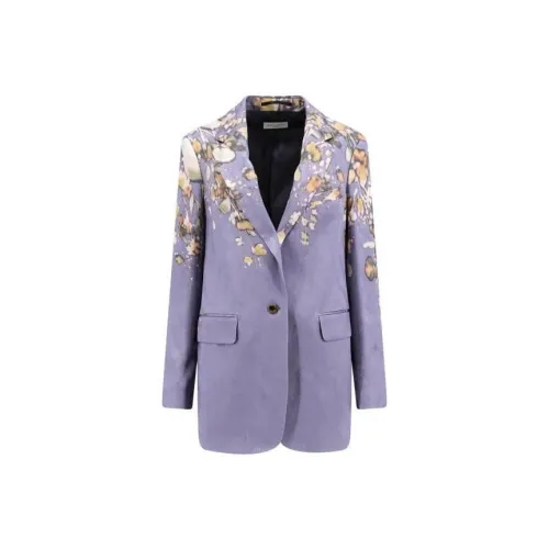 DRIES VAN NOTEN Business Suits Women's Purple