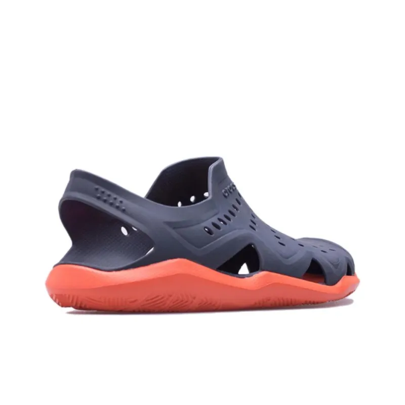 Crocs Swiftwater Beach Sandals Men's Orange-1