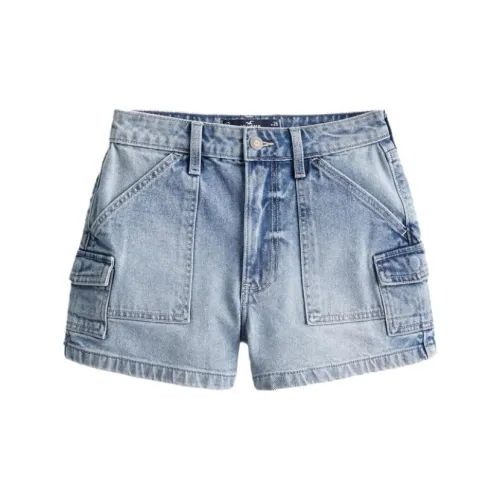 Hollister Denim Shorts Women's Light Washable Workwear Style