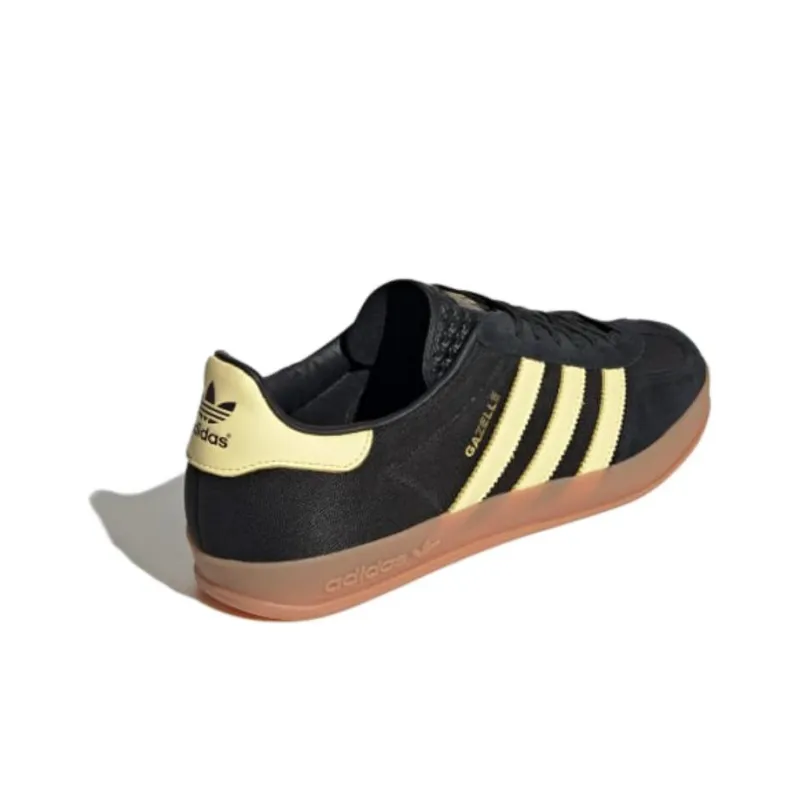 Adidas Gazelle Indoor Black Almost Yellow Gum-3