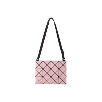 ISSEY MIYAKE Lucent Gloss Mi Polyvinyl Chloride Shoulder Bag, Crossbody Bag Regular Unisex Light Pink & Light Orange