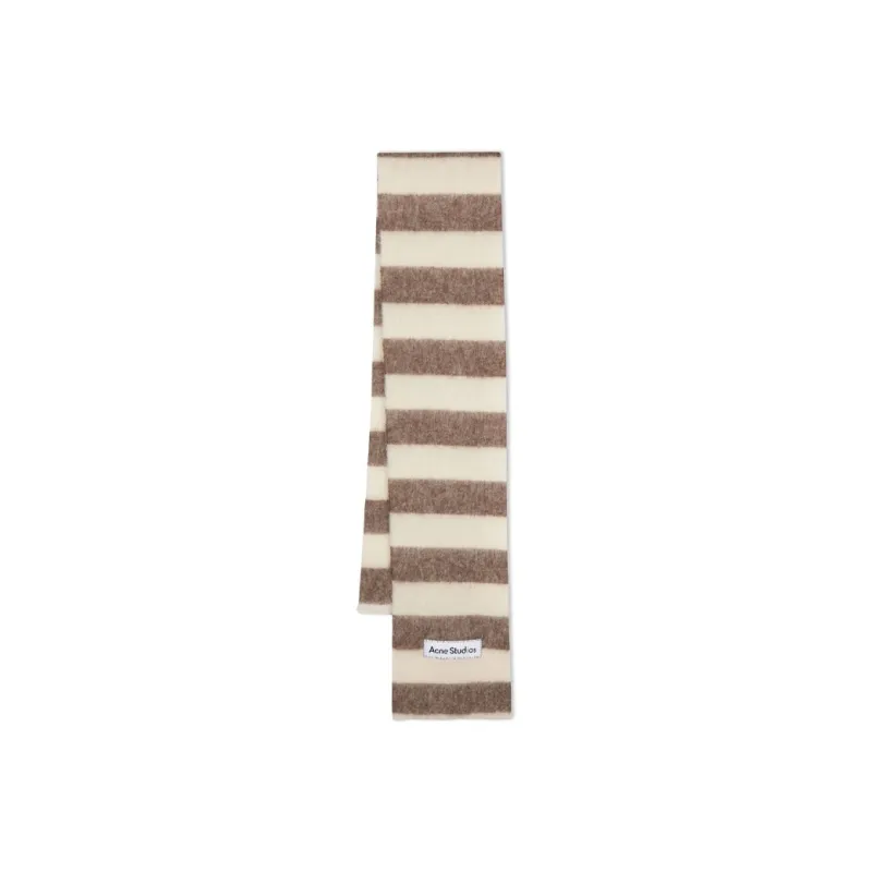 Acne Studios Knit Scarves Men's Umber-0