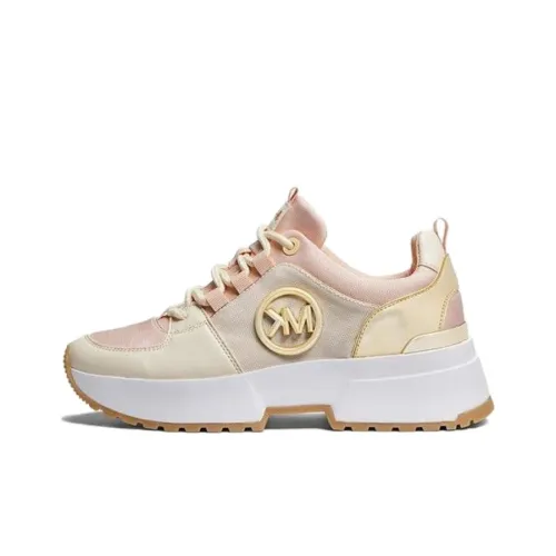 MICHAEL KORS Cosmo Breathable Low-Top Casual Shoes Women's Beige Pink