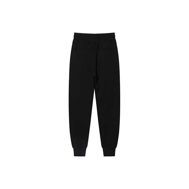 TCH Casual Pants Unisex Black Base Gold Logo-1