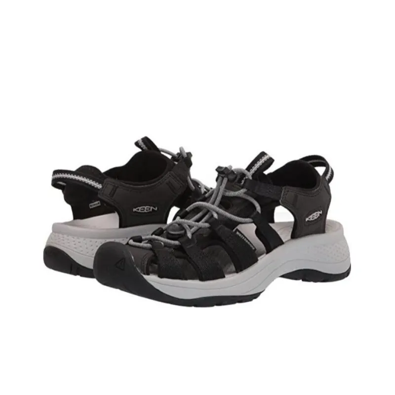 KEEN Astoria West One-Strap Slippers Women's Black-3