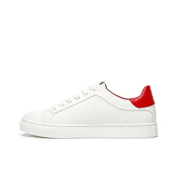 CERRUTI 1881 Low-Top Stylish Skateboarding Shoes Men's Red White