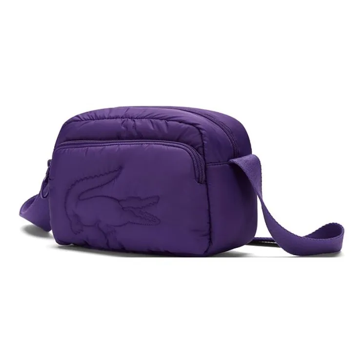 LACOSTE Polyamide Shoulder Bag Crossbody Bag Unisex Dark Purple-1
