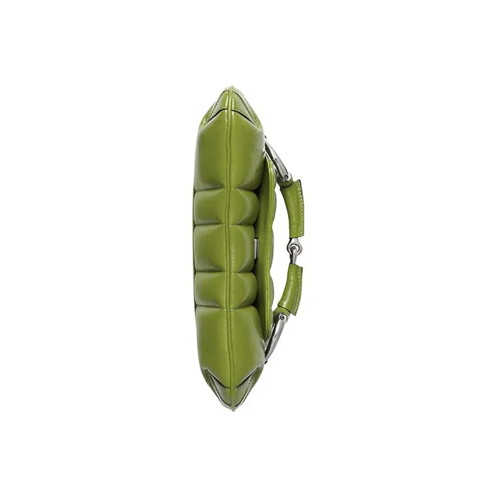 GUCCI Horsebit 1955 Leather Reproduction Shoulder Bag Shoulder Bag Clutch Women's Green-6