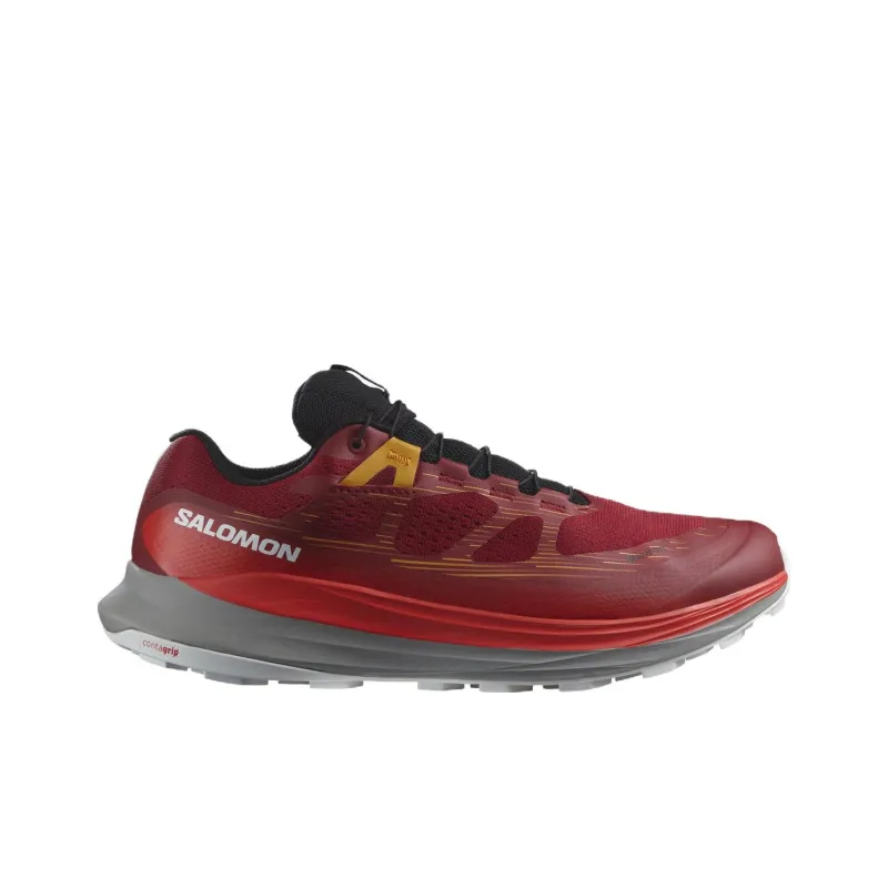 SALOMON Ultra Glide 2 Non slip And Sweat wicking Low Top Running Shoes Men's Red-1