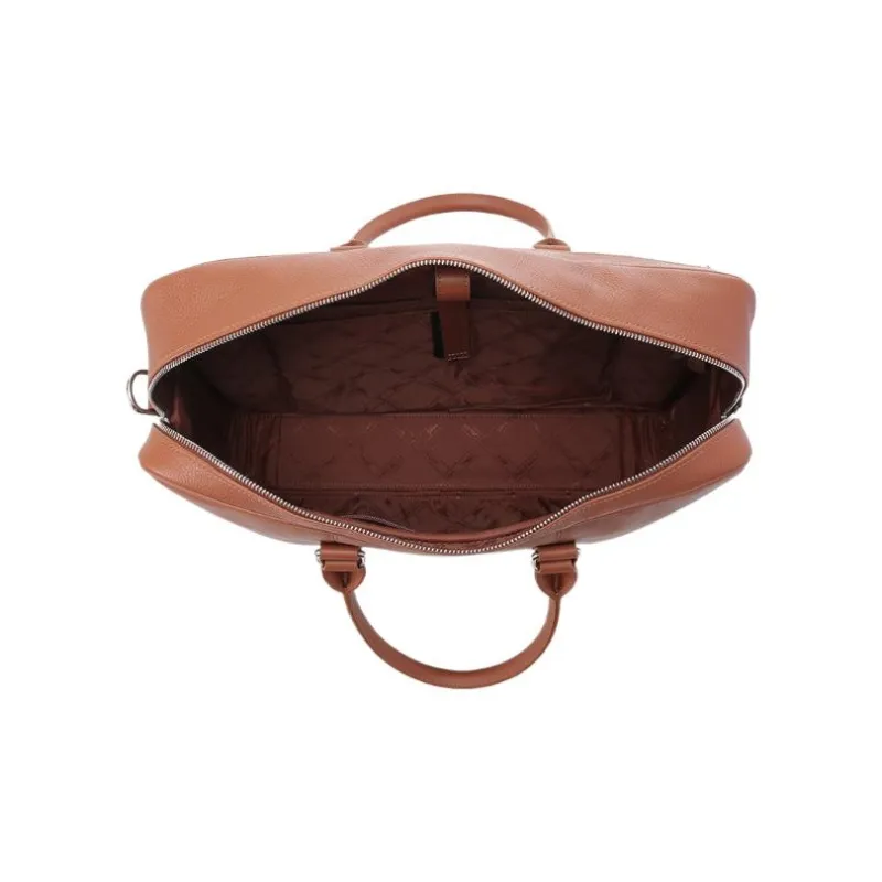 LONGCHAMP Cow Leather Laptop Bag One Shoulder Portable Briefcase Regular Men's Caramel-5