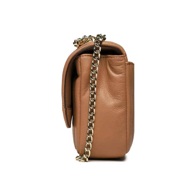 DKNY Leather One Shoulder Handbag Regular Women's Brown-2