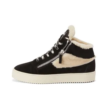 Giuseppe Zanotti Kriss Ice Shearling embellished Sneakers Women's