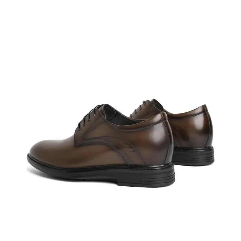 BELLE Dress Shoes Men Low Top Black/Brown-8
