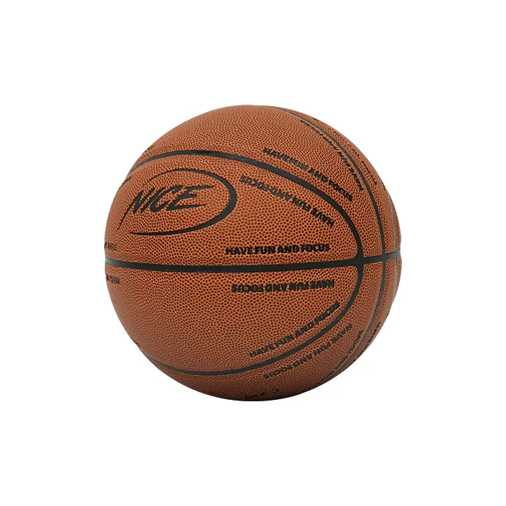 NICEID PU Basketball Brown Size 7 Training Unisex-3