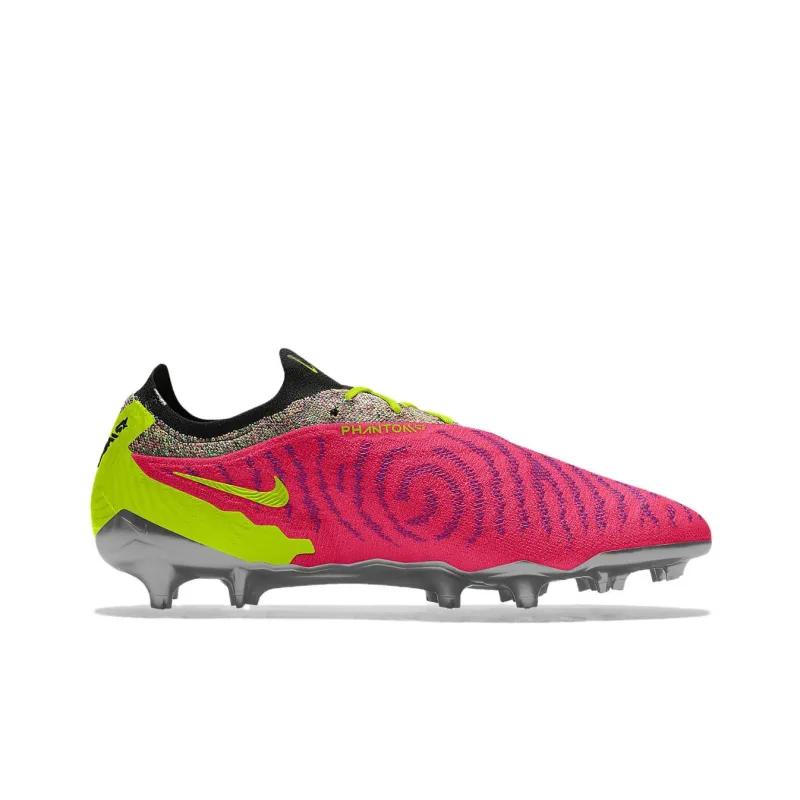 Nike Phantom GX Elite Elite FG Gripknit Anti Slip Wear Resistant Low Top Running Shoes Unisex Red-1