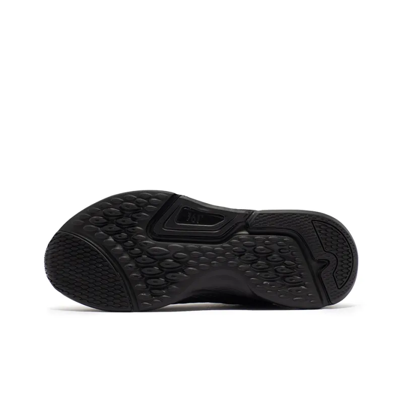 361° Volcano Rainproof Series Volcano Rain Screen Anti Slip Wear Resistant Low Top Running Shoes Men's Obsidian Black-4