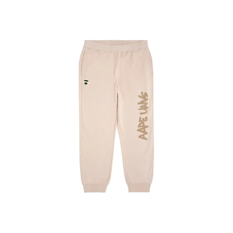 Aape Logo print Tapered Track Pants-1
