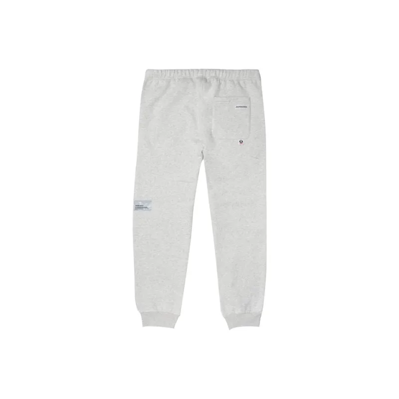 Aape Logo patch Drawstring Track Pants-5