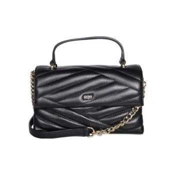 DKNY Leather Portable Crossbody Bag Shoulder Bag Regular Women's Black