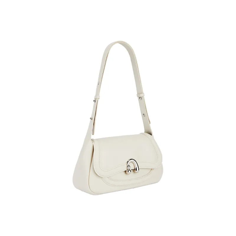 AMAZING SONG Cow Leather Nubuck Handheld Bag Saddle Bag Shoulder Bag Women's Black/White/Green/Red-14