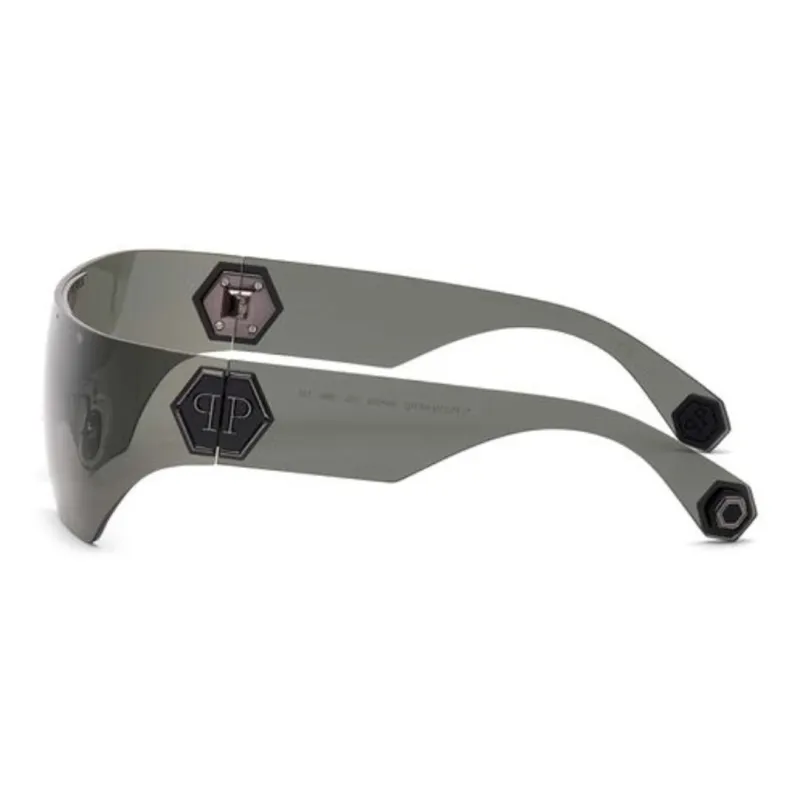 PHILIPP PLEIN Hero Hexagon Shield frame Sunglasses-4