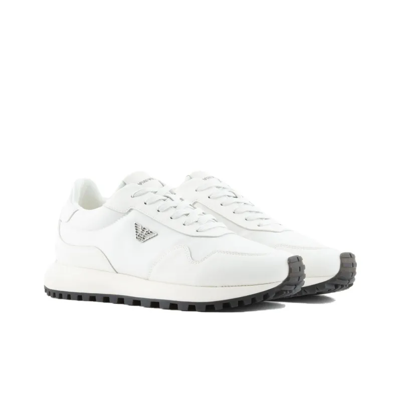 EMPORIO ARMANI Low Top Casual Shoes Men's White-2