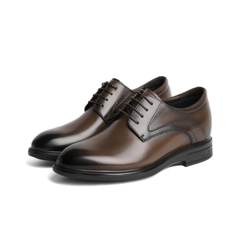 BELLE Dress Shoes Men Low Top Black/Brown-9