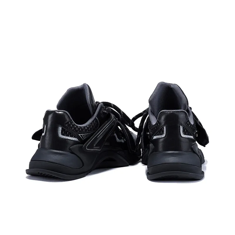 BELLALILY Anti Slip And Wear Resistant Height Increasing Low Top Chunky Sneakers 5cm Women's-9