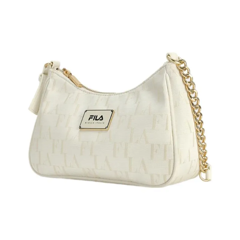 FILA MODERN HERITAGE Fabric Crossbody Bag Women's Cloud White-1