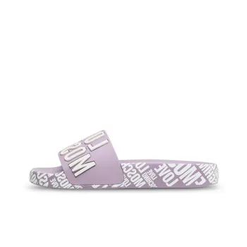 LOVE MOSCHINO Slide Slippers Women's Purple