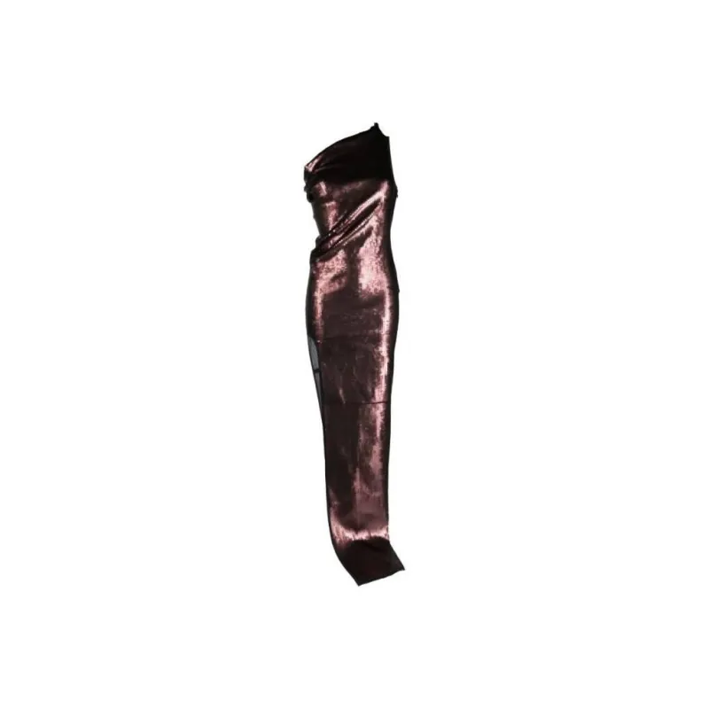 RICK OWENS Athena One shoulder Sequin Gown-8