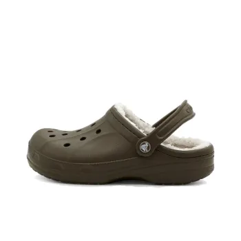 Crocs Classic Lined Clogs 'Walnut Oatmeal'