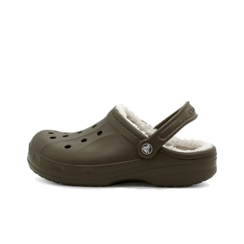 Crocs Classic Lined Clogs 'Walnut Oatmeal'-0