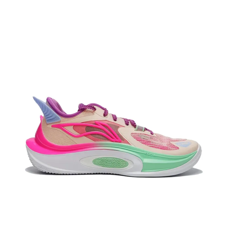 LINING Sonic 11 V2 'Beige Neon Pink Mint'-1