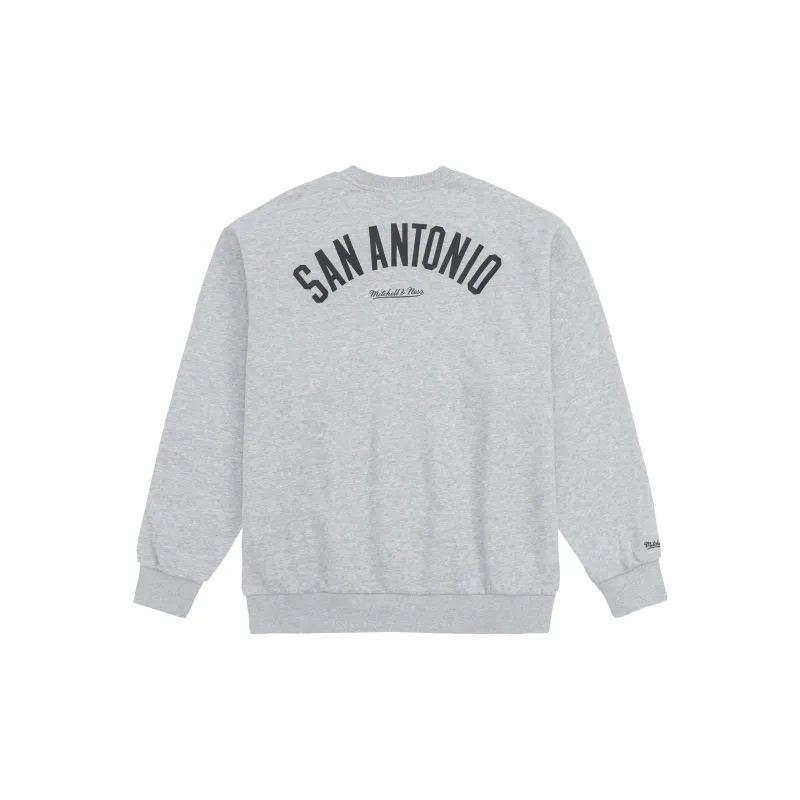 Mitchell Ness Sweatshirts Unisex Gray-1