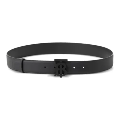 Burberry TB Monogram-plaque Leather Belt