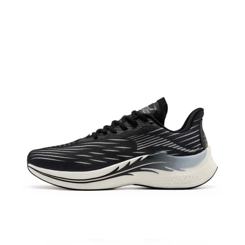 ONEMIX Low Top Running Shoes Unisex Space Black-0