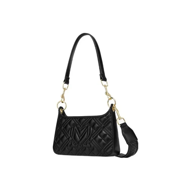 LOVE MOSCHINO PU Portable Crossbody Bag, Shoulder Bag Mini Women's Black-1