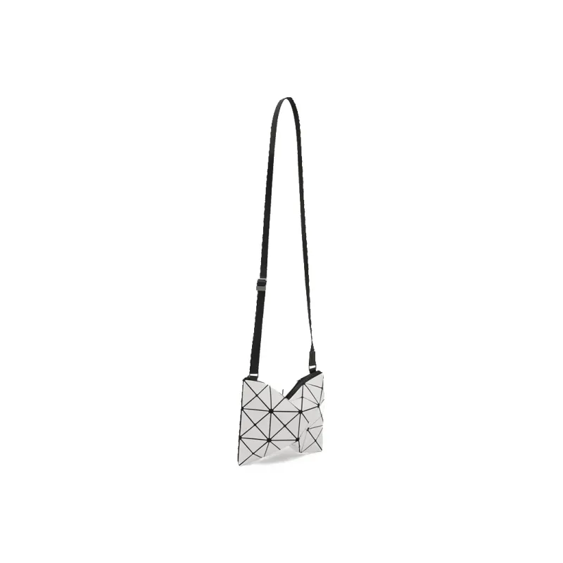 ISSEY MIYAKE PVC Shoulder Bag Crossbody Bag Small Size Unisex White-2