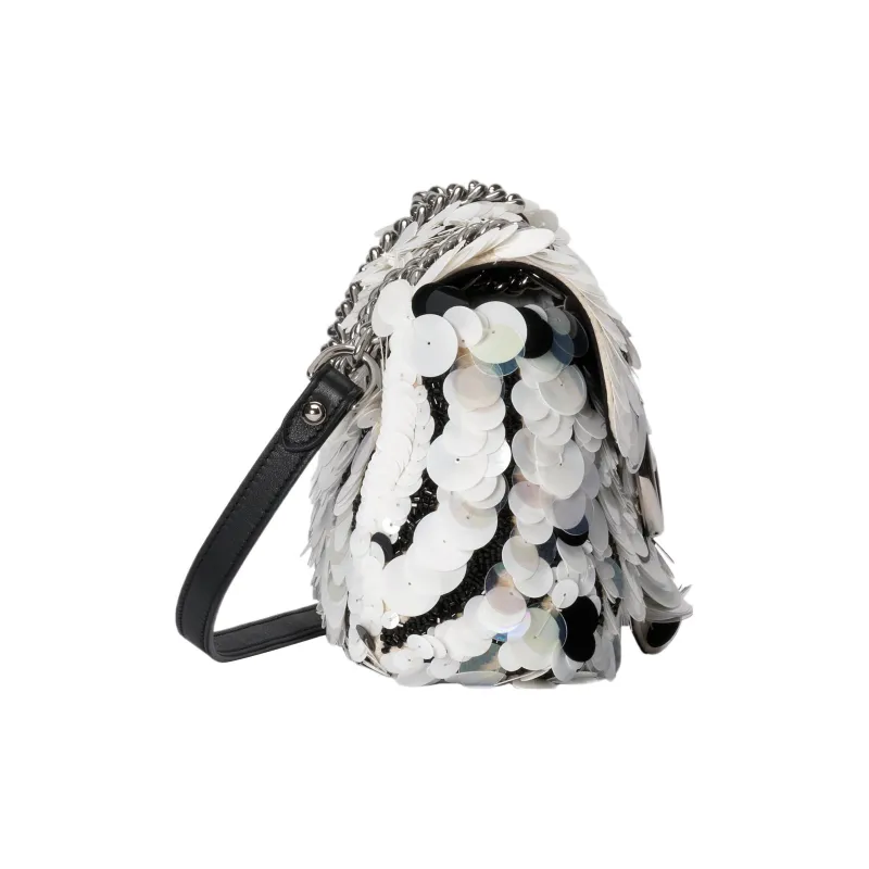 GUCCI GG Marmont Sequins And Bead Embroidery Crossbody Bag, Shoulder Bag Women's-2