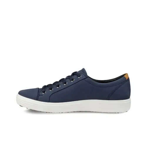 Ecco Soft 7 Low-Top Skateboard Shoes Men's Blue