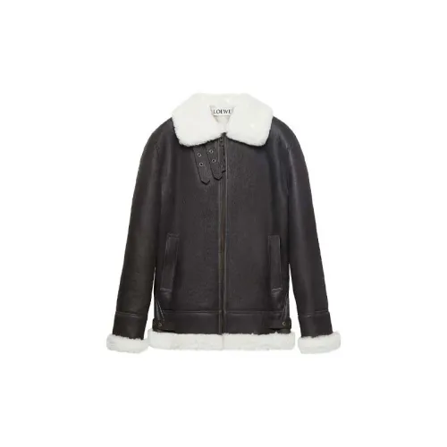 LOEWE Aviator Jacket In Shearling