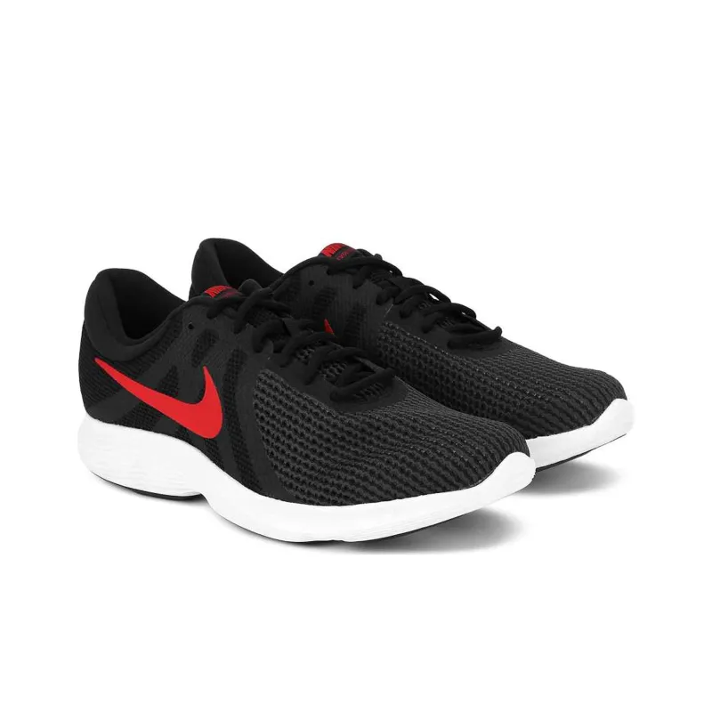 Nike REVOLUTION 4 Anti Slip Wear Resistant Low Top Running Shoes Men's Black-1