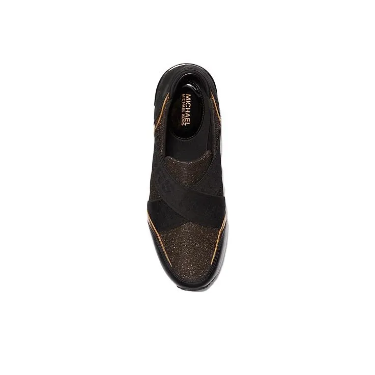 MICHAEL KORS Geena Low-Top Casual Shoes Women's Black-3