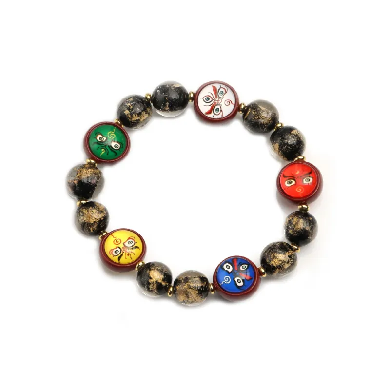Artisan lock heart jade Bracelets Unisex-0