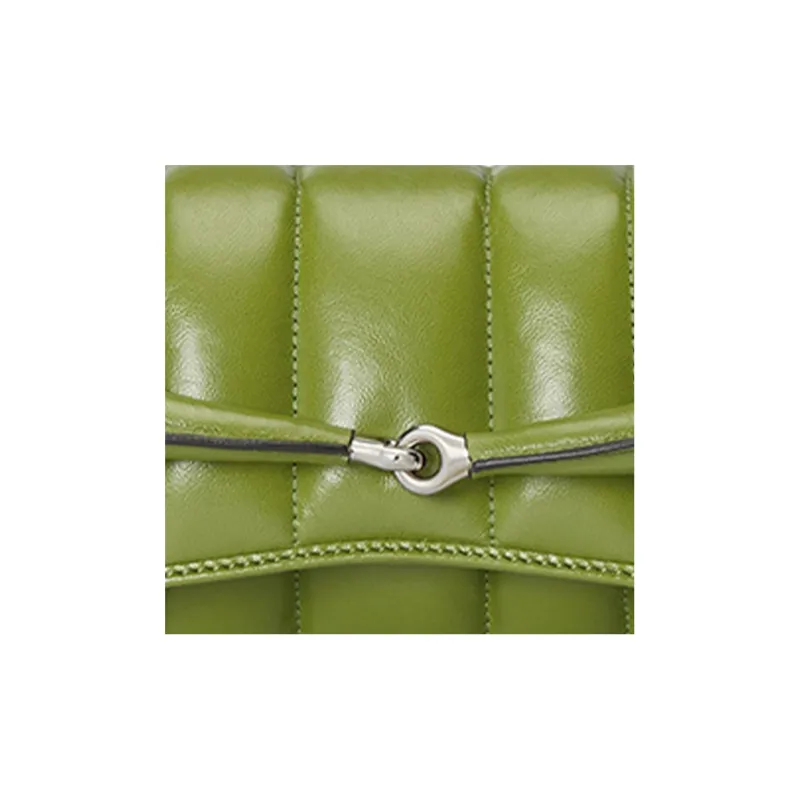 GUCCI Horsebit 1955 Leather Reproduction Shoulder Bag Shoulder Bag Clutch Women's Green-9