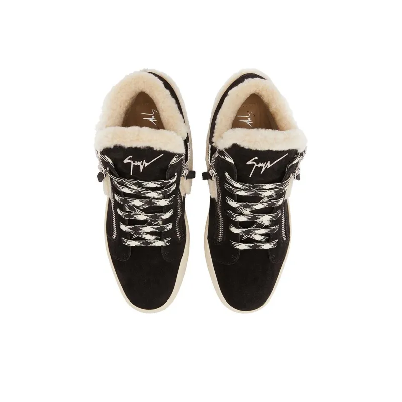 Giuseppe Zanotti Kriss Ice Shearling embellished Sneakers Women's-4